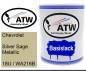 Preview: Chevrolet, Silver Sage Metallic, 18U / WA216B: 1L Lackdose, von ATW Autoteile West.